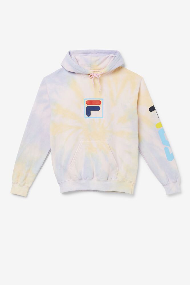 Fila Hættetrøje Herre Beige Tie Dye Puff THJ-098362